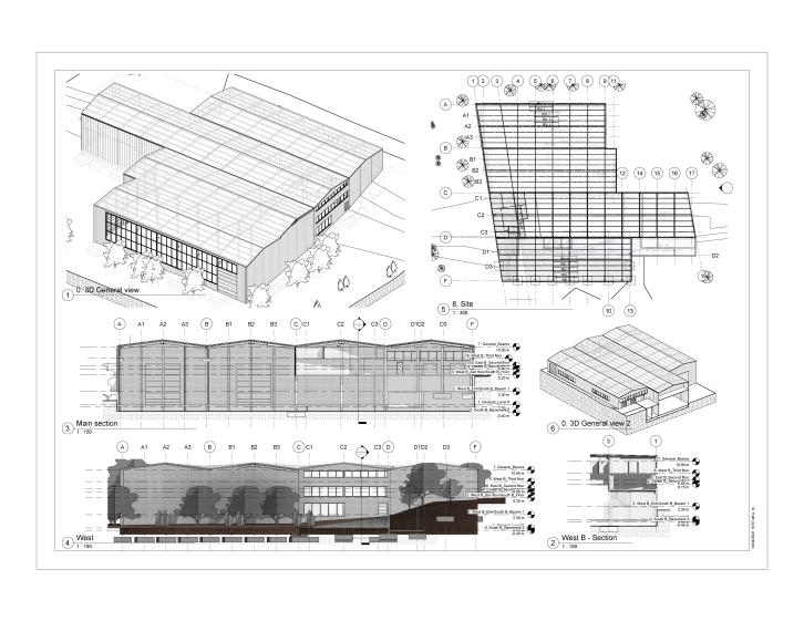 La réalisation de la modélisation REVIT - Langeland & Schei - Final model