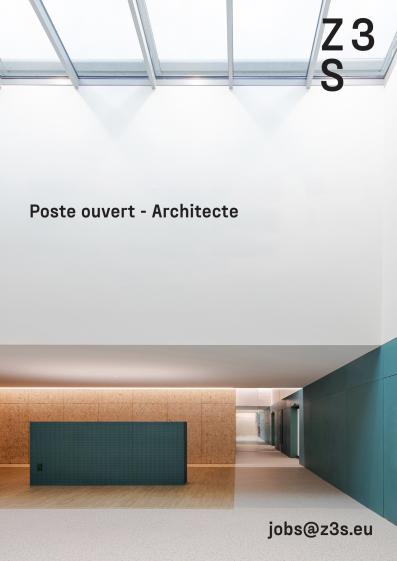 Z3S ARCHITECTES - ouvre un poste d'architecte - CDD