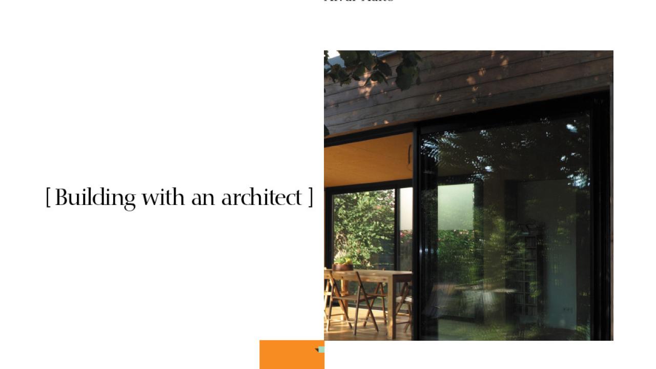 Couverture - Building with an architect